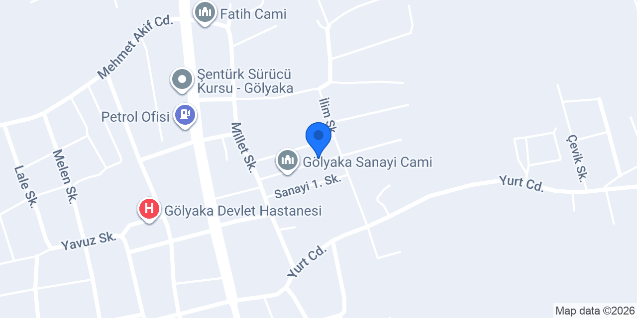 PARLAK YAPI konumu