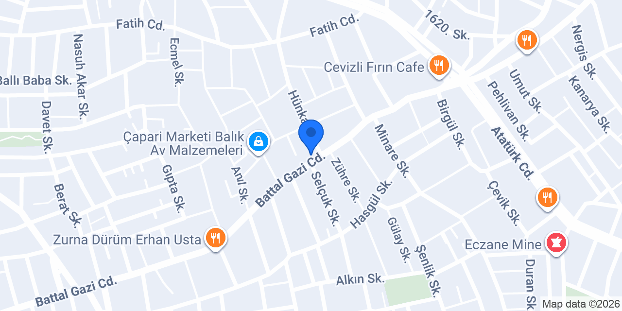 Aksu Çiçekçilik konumu