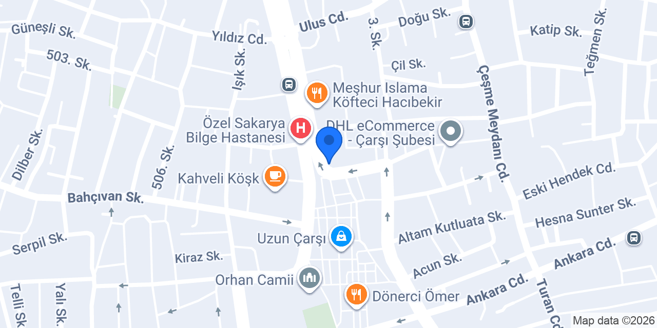 Ada Tunç Makina konumu