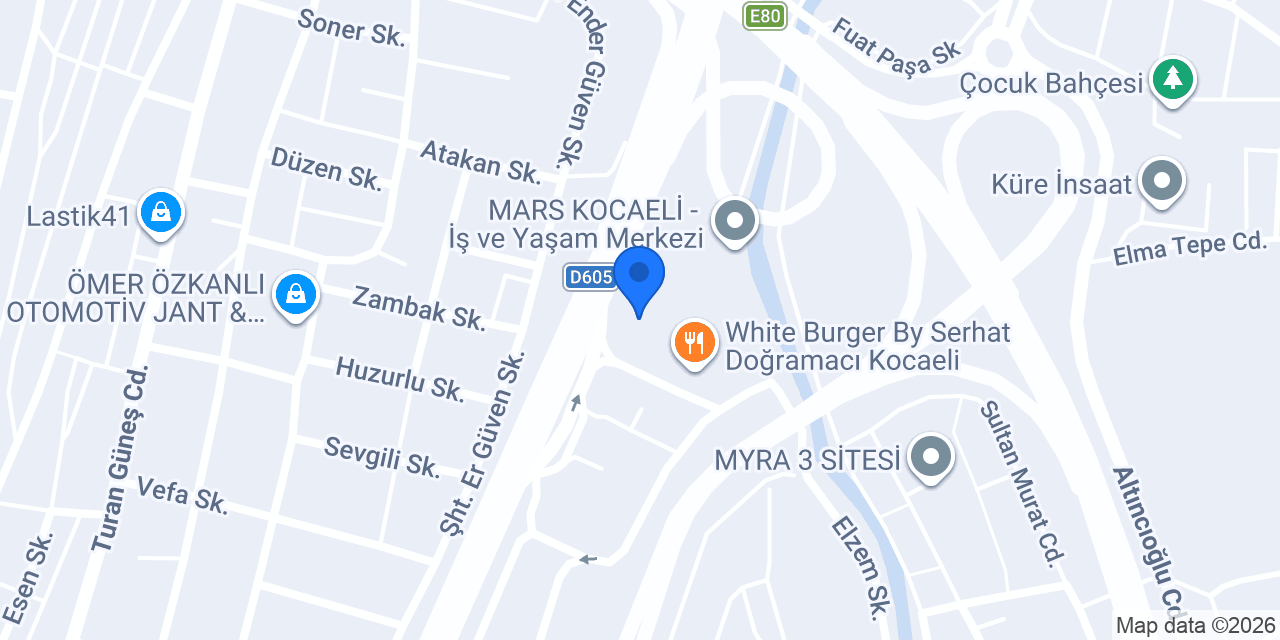 Mado - Kocaeli Mars AVM konumu