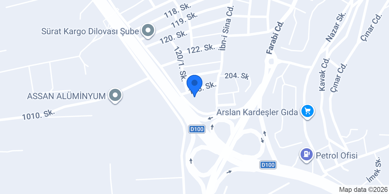 ALPER ENDÜSTRİYEL ÇELİK YAPI İNŞAAT SANAYİ VE TİCARET LTD.ŞTİ konumu