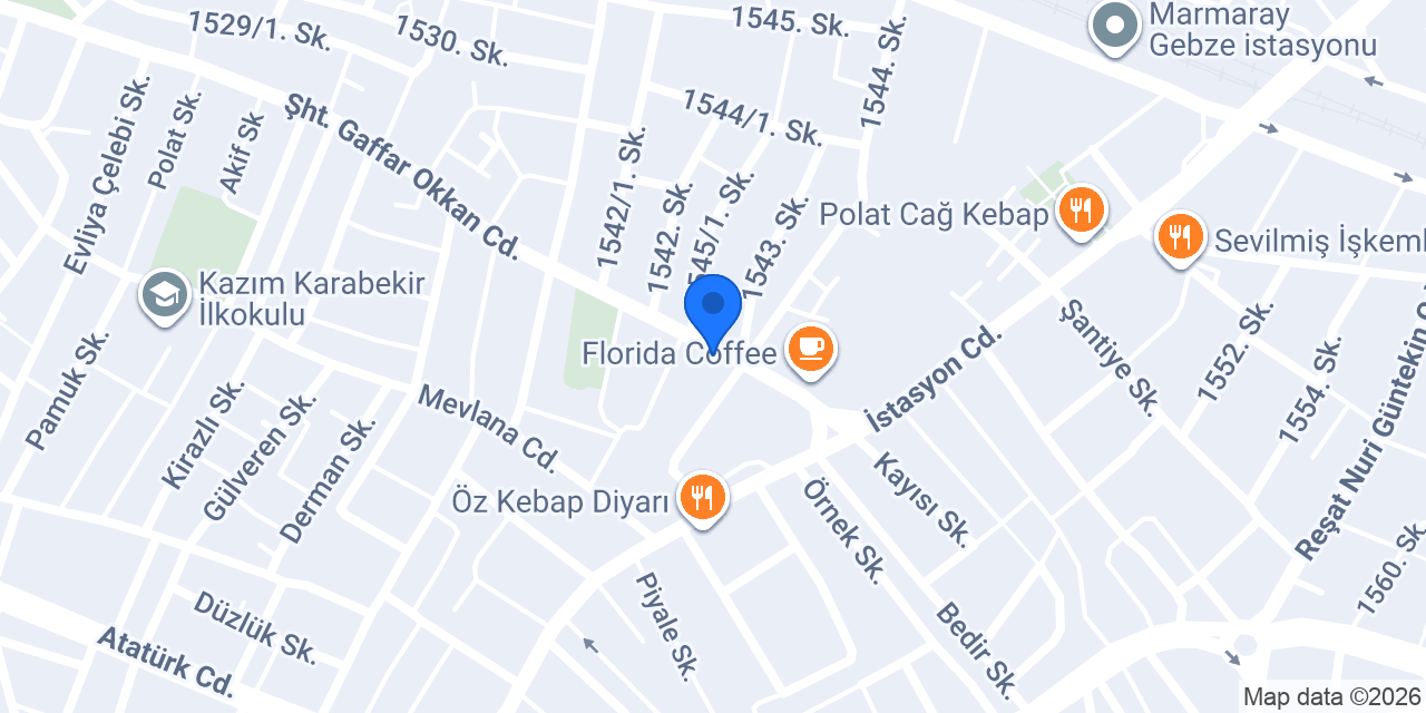 Cadde Pilav ve Çiğköfte konumu