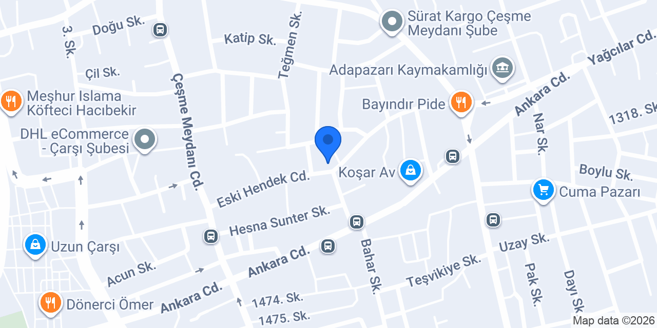 Şişik Ticaret-ECHO-HUSqVARNA-OLEMAC konumu