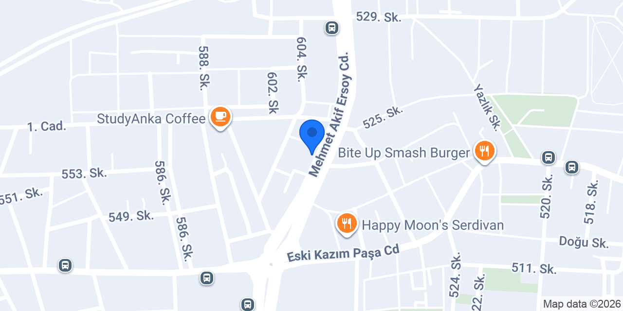 Cadde Veteriner Kliniği konumu