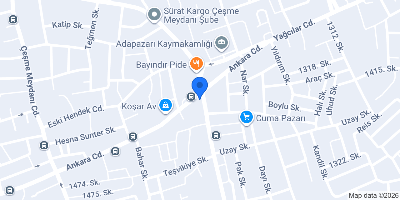 Ata Bulca Hair Studio konumu