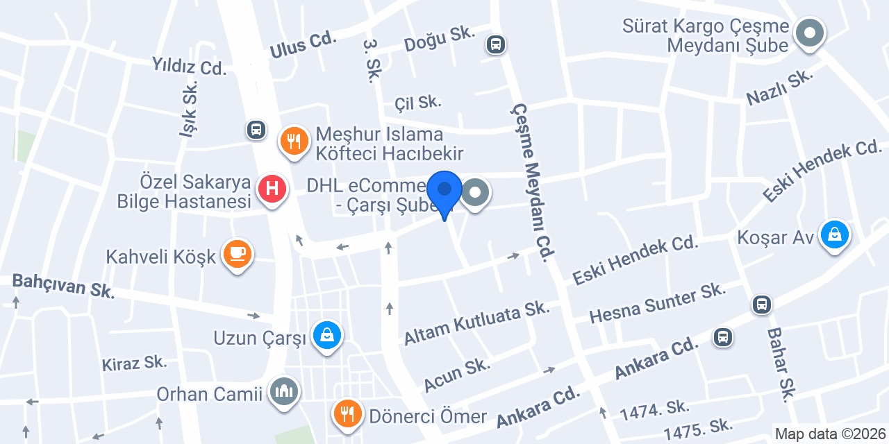 Yurtiçi Kargo Bulvar konumu