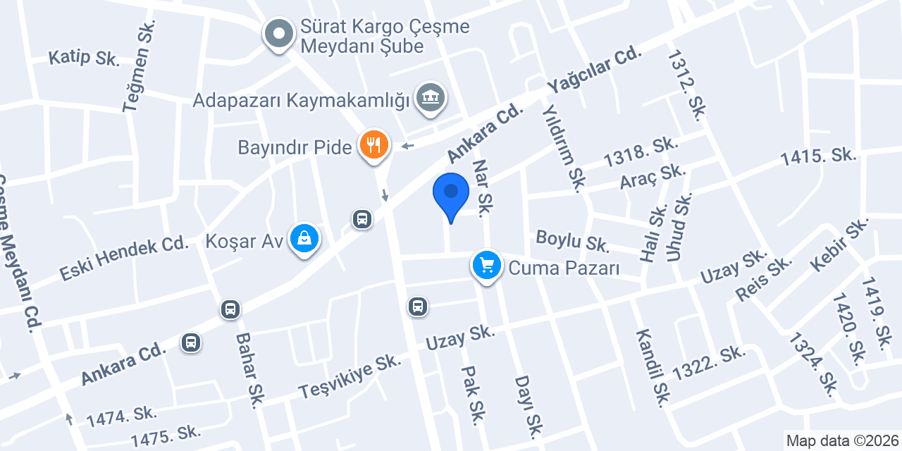 YÜNCÜ TEYZE SAKARYA konumu