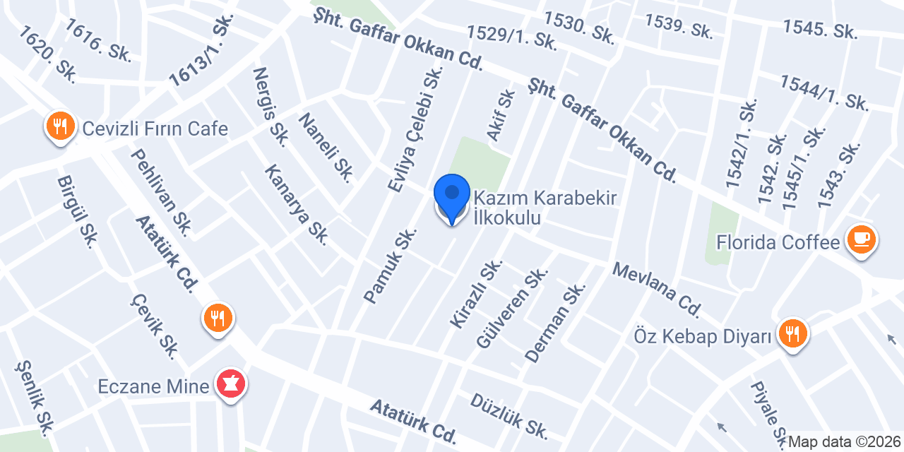 Kazım Karabekir İlkokulu konumu