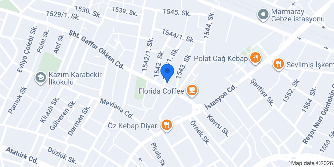EMK Dekorasyon konumu