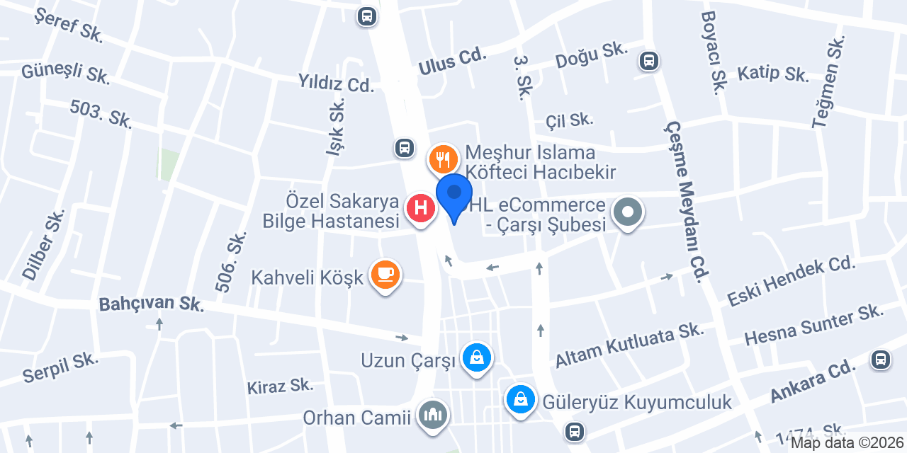 Data Optik Gözlük & Lens konumu