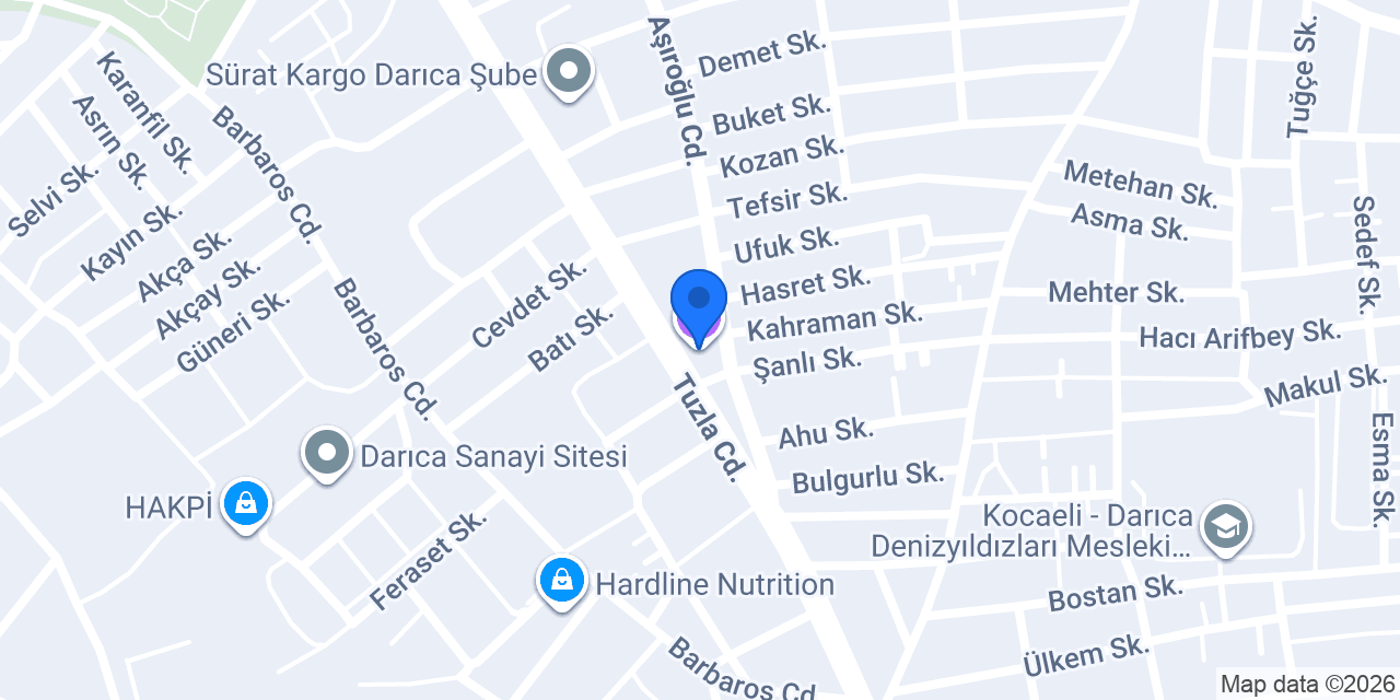 Faralya davet darıca konumu