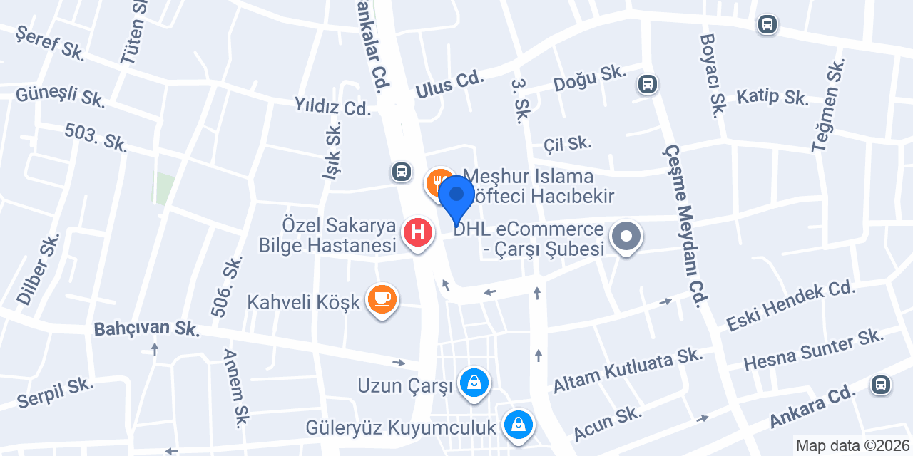 İkbal Turizm Sakarya konumu