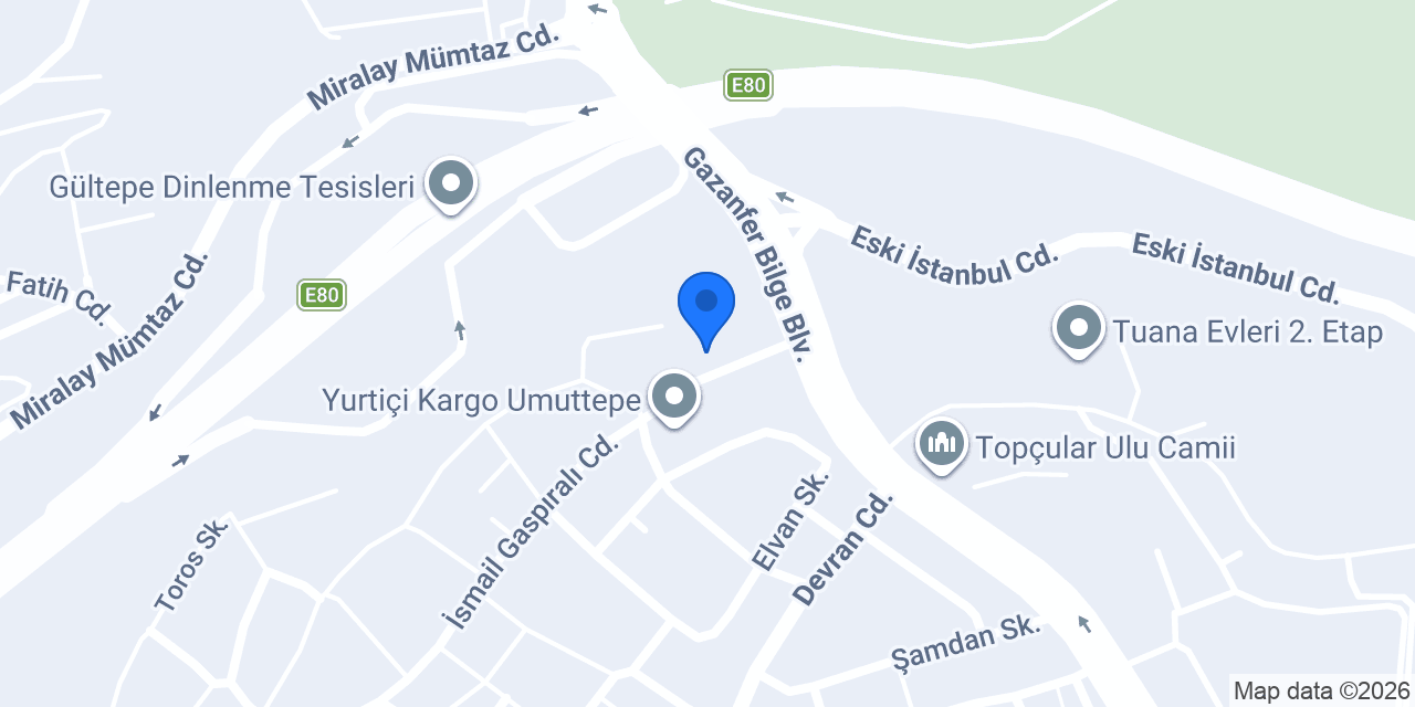 TDV Kocaeli Yurtları konumu