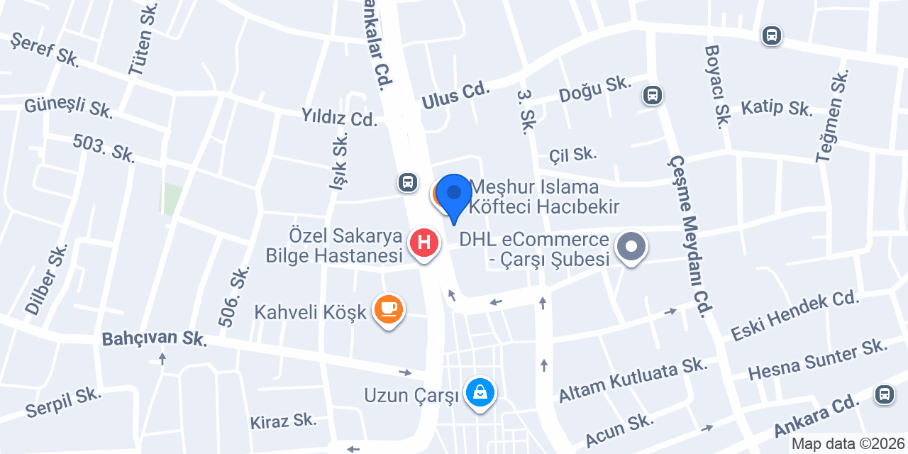 DEMSAN ET SAKARYA konumu