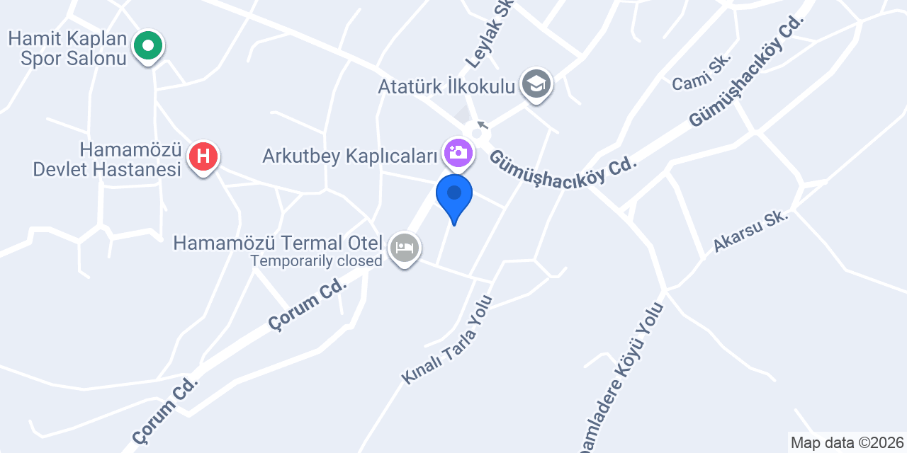 Onur Pansiyon konumu