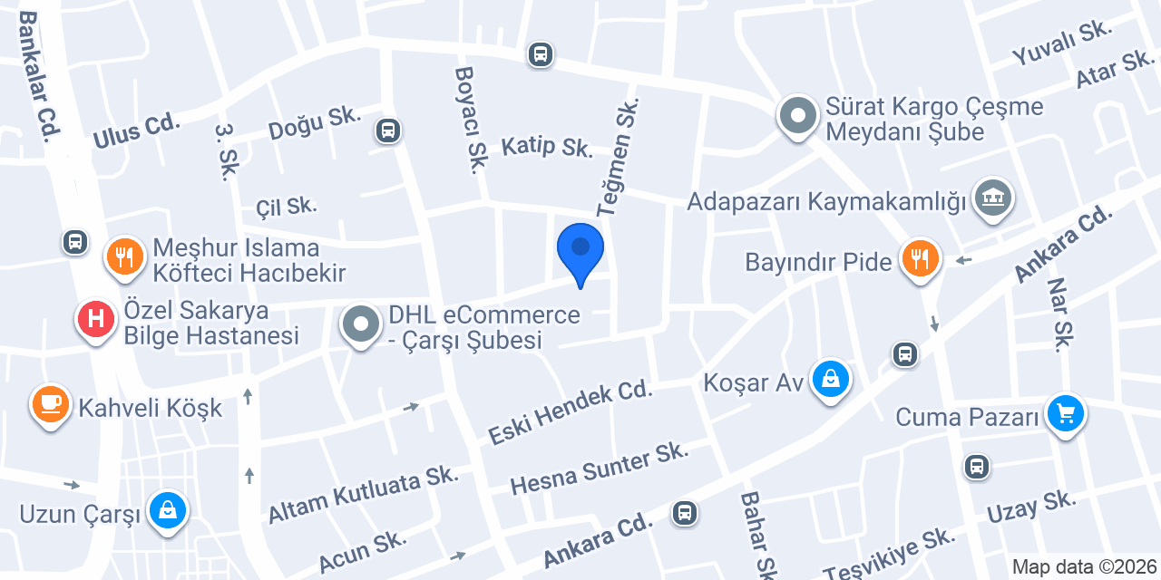 Adapazarı Anaokulu konumu
