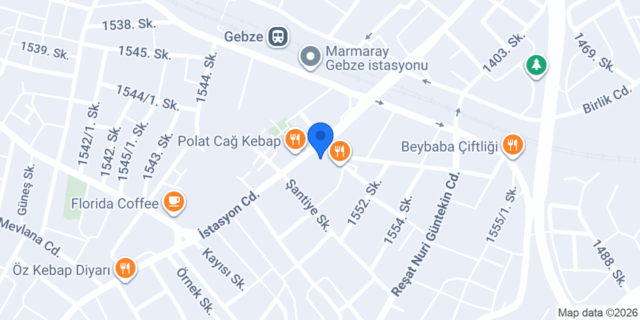 gebze sürücü kursu konumu
