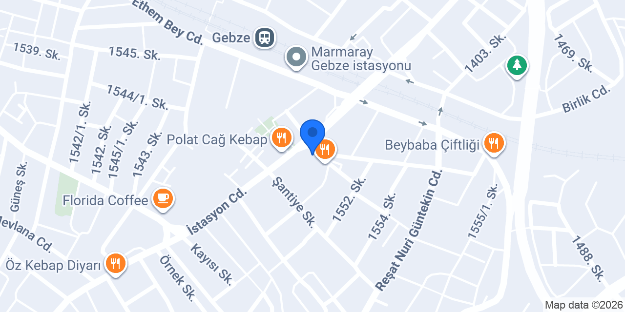 Helvacı Ali Darıca konumu