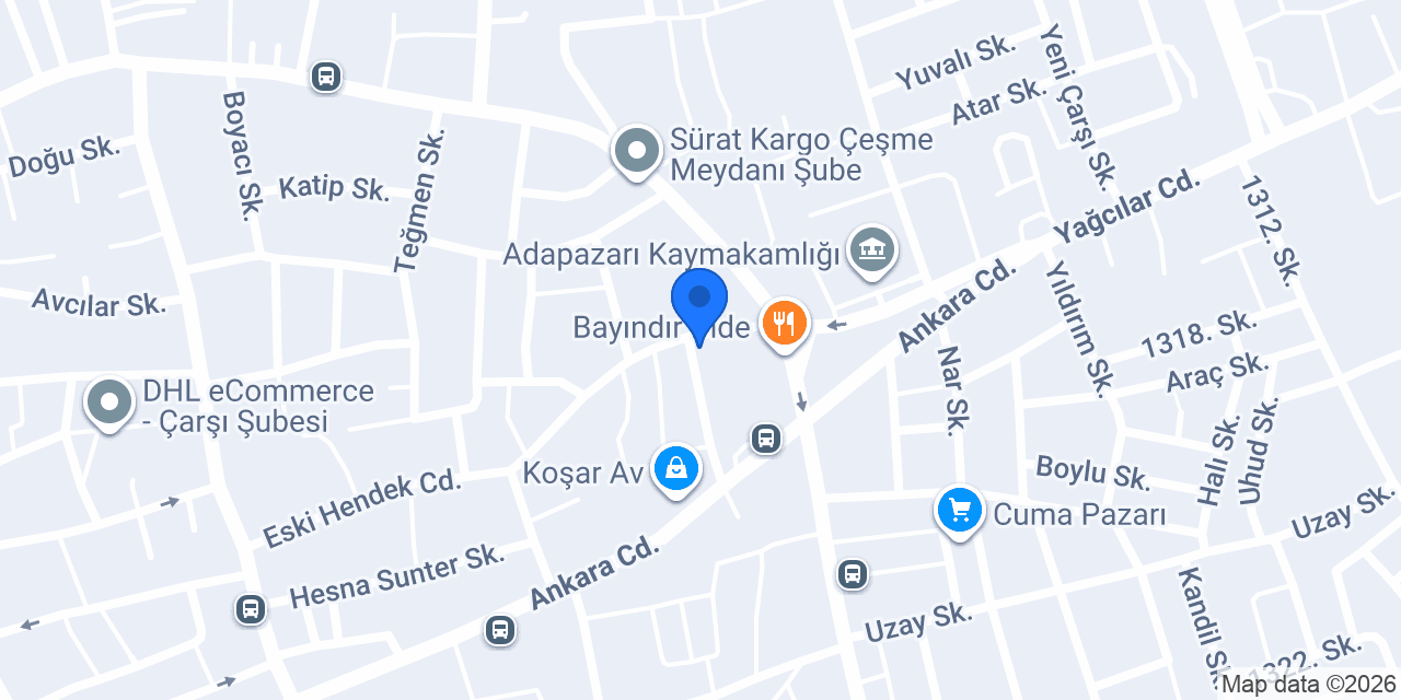 Eser Motor konumu