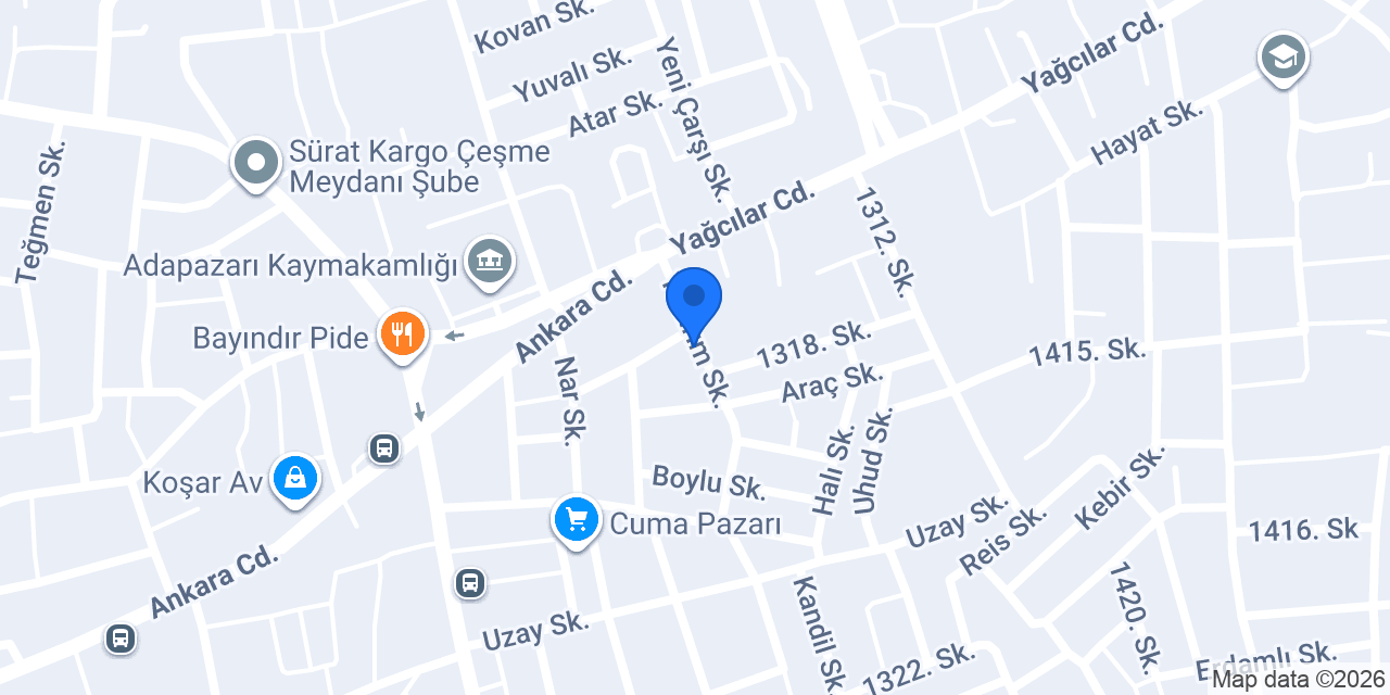 Ada Şentürk Elektrik & Avize konumu