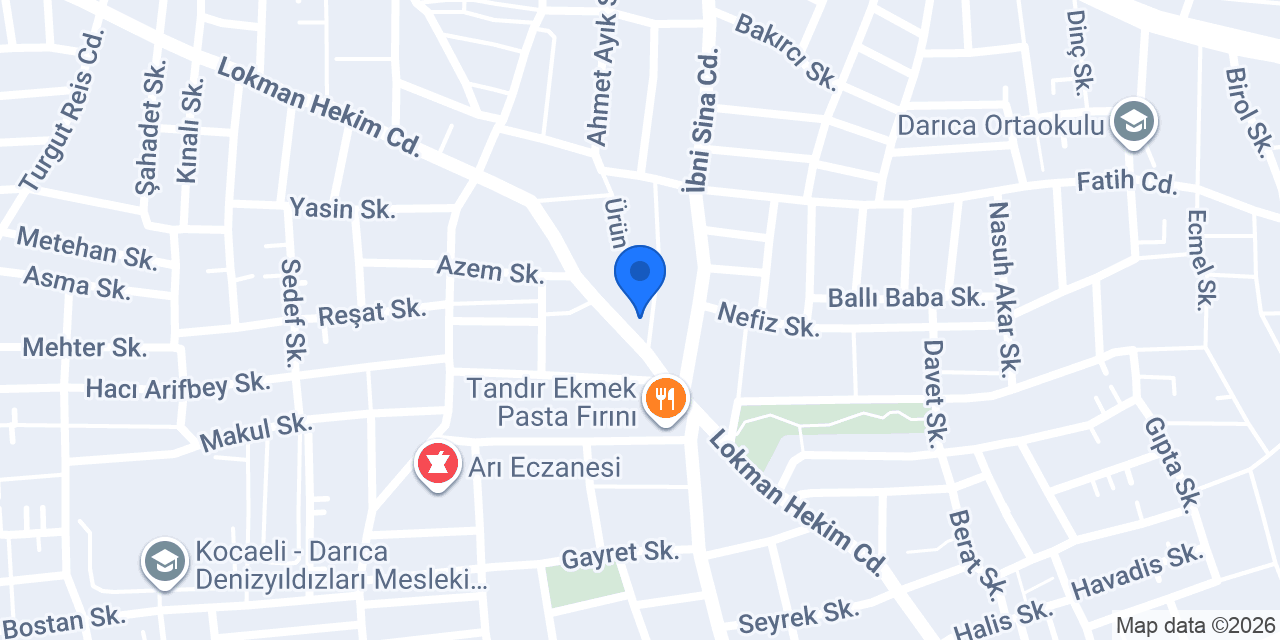 çetinkaya konumu