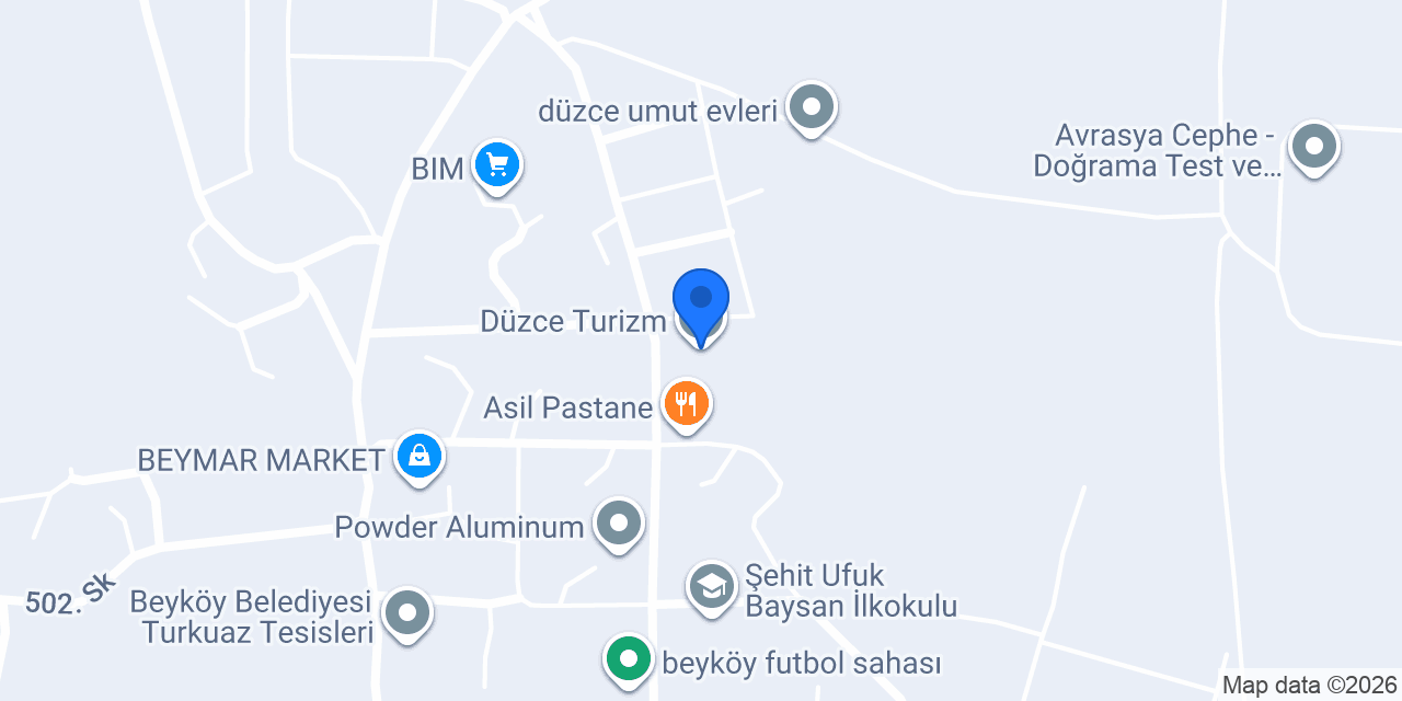 Düzce Turizm konumu