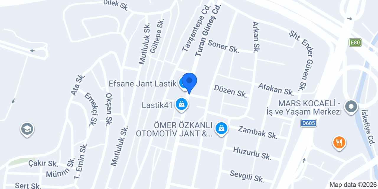 Levent İkinci El konumu