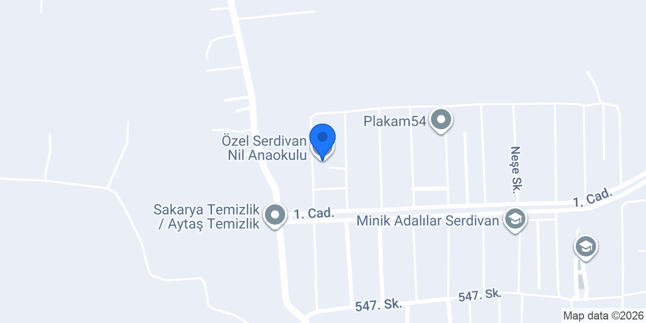 Özel Serdivan Nil Anaokulu konumu