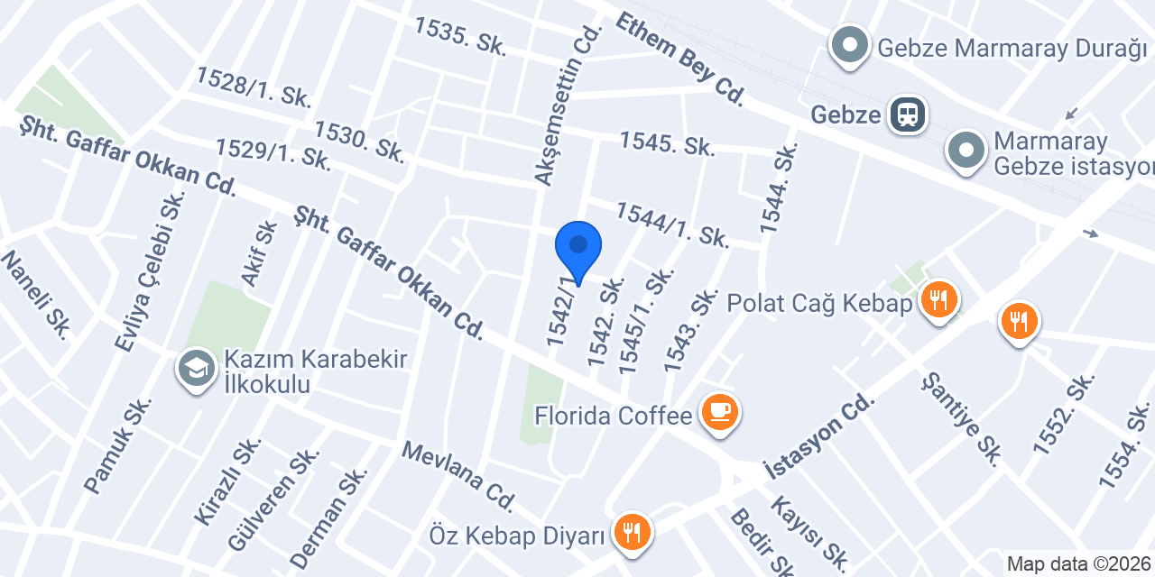 Eczane Çankaya konumu