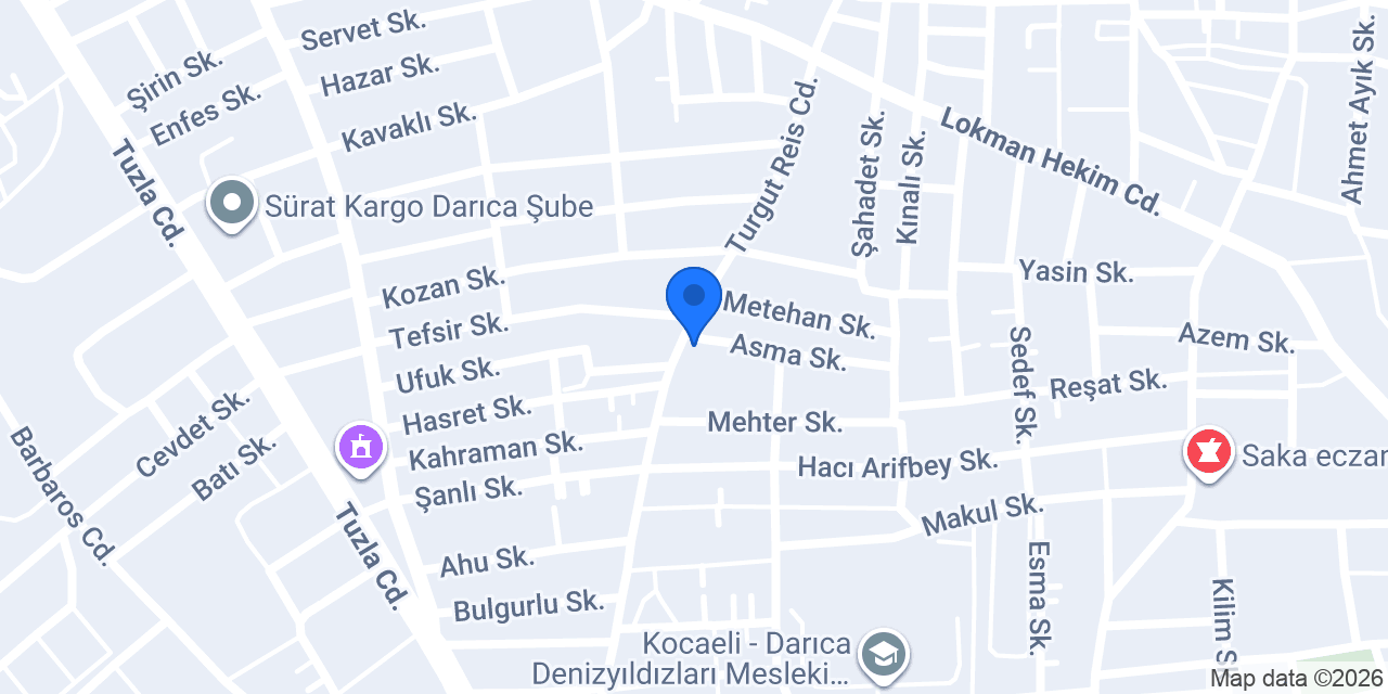 Şah Mekanik konumu