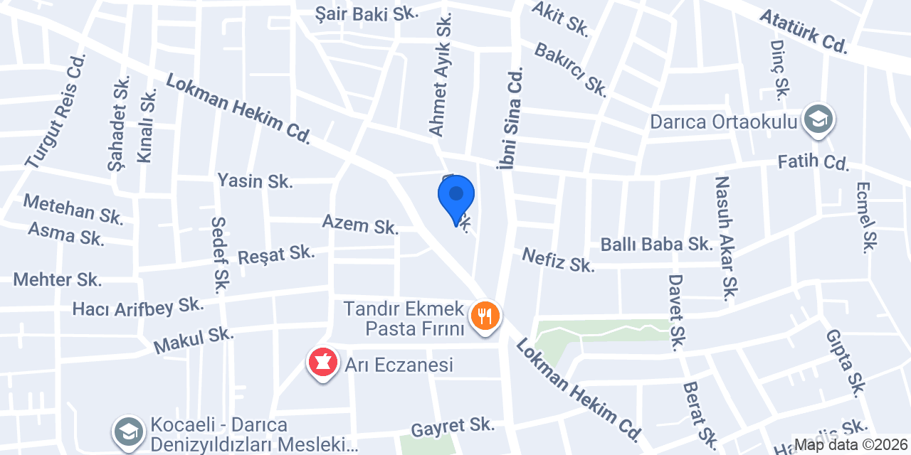 Taşcı Dekorasyon konumu