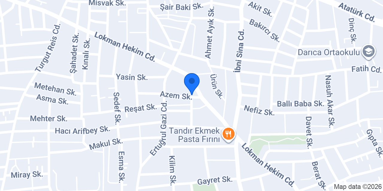 MAVİZADE SU DARICA konumu