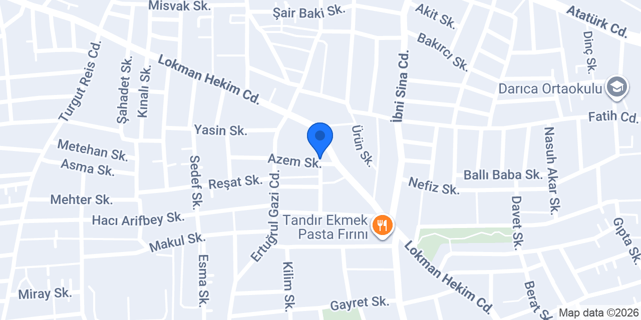 Aydın Toptan Perakende GEBZE & DARICA konumu