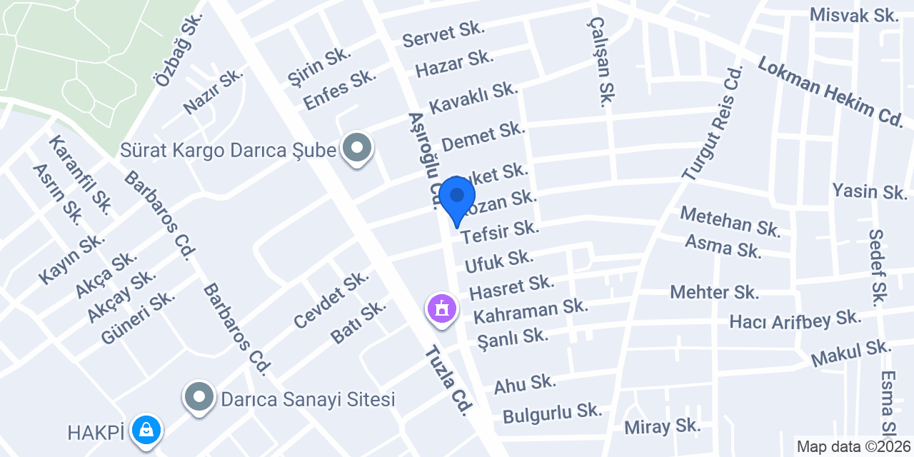 Özdiyar Kebap konumu