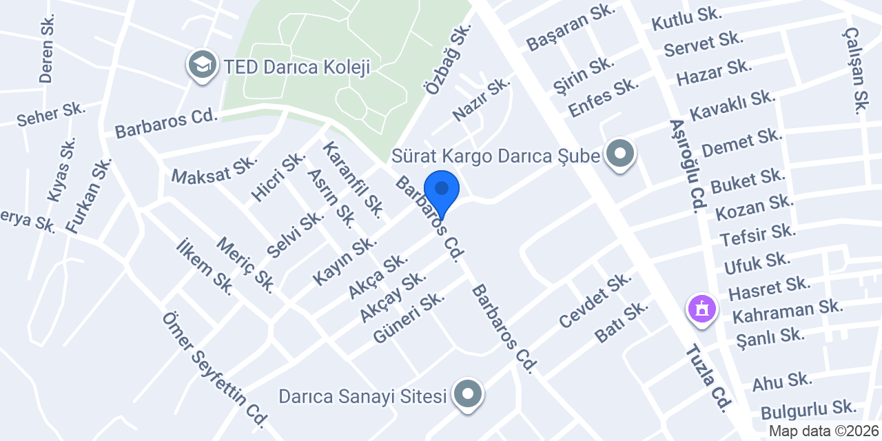 Rota Dekorasyon İnşaat konumu