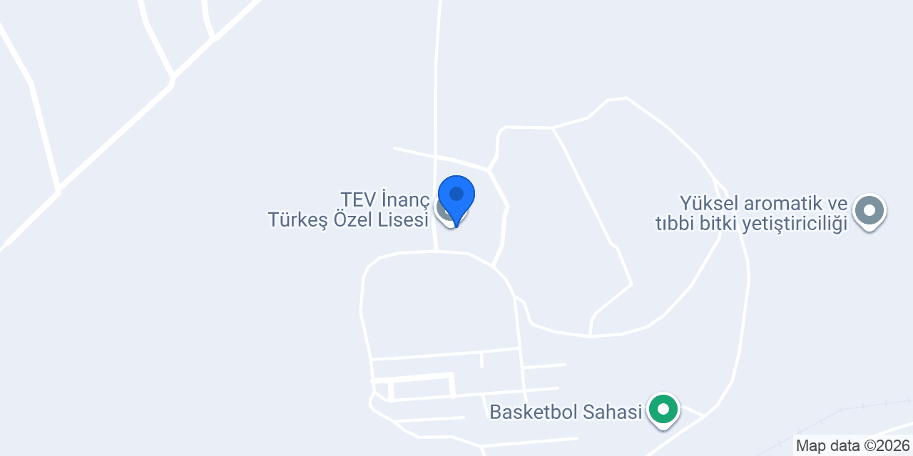 TEV İnanç Türkeş Özel Lisesi konumu