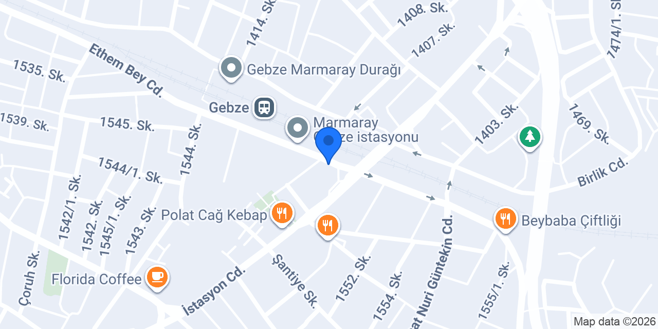 Cadde kebap konumu