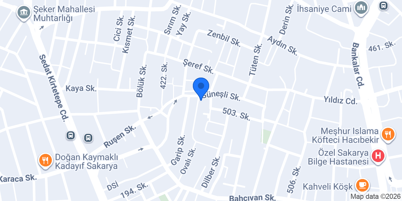 HLT Detailing Araç Bakım Stüdyosu konumu