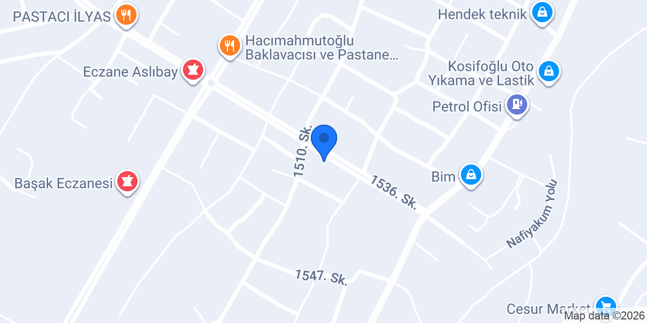 Güneysu mobilya konumu