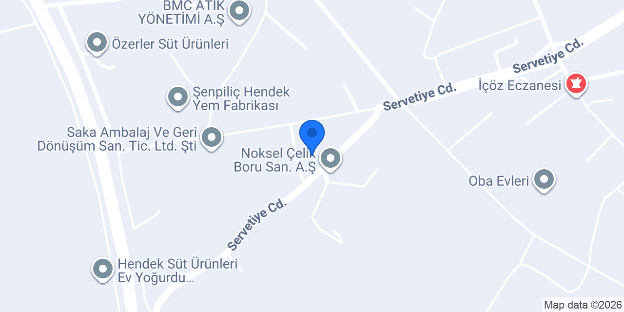 ALK Çelik Yapı Konstrüksiyon konumu