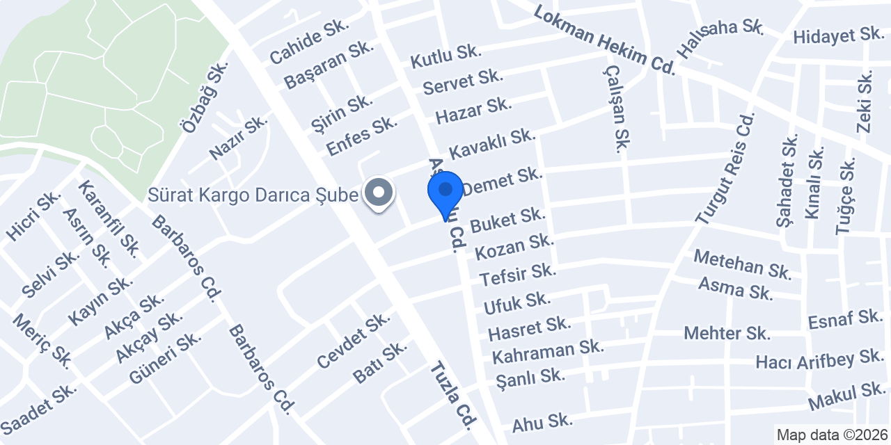 EVİNÇ YAPI MALZEMELERİ konumu