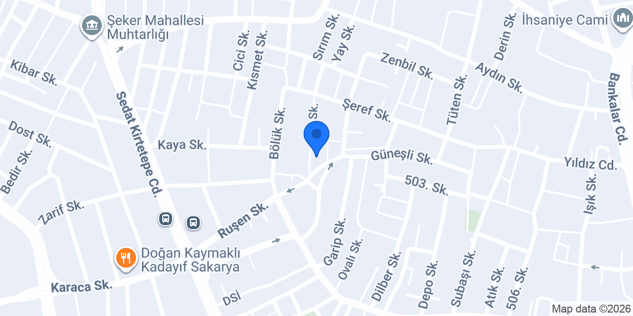 Özel AKÇA Kız Öğrenci Yurtları konumu