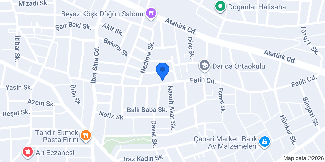 Altan Baskı konumu