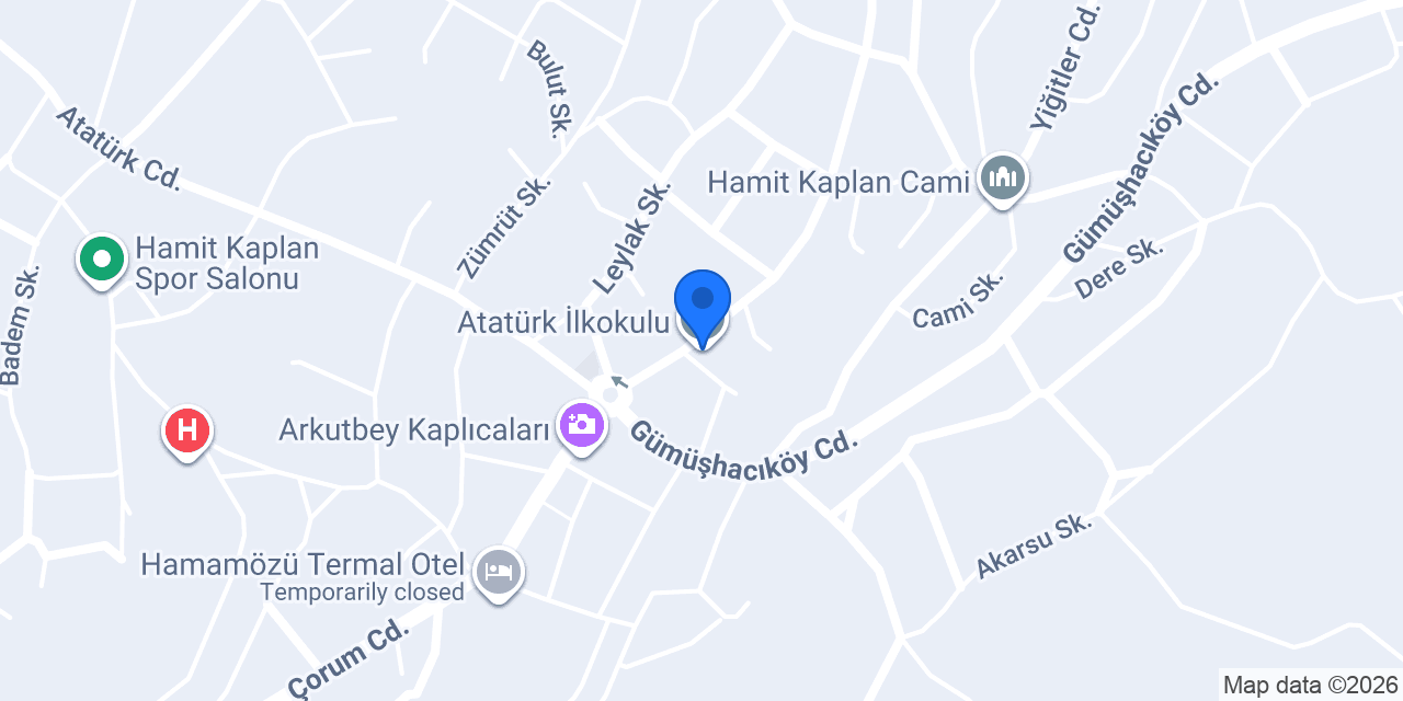 Atatürk İlkokulu konumu