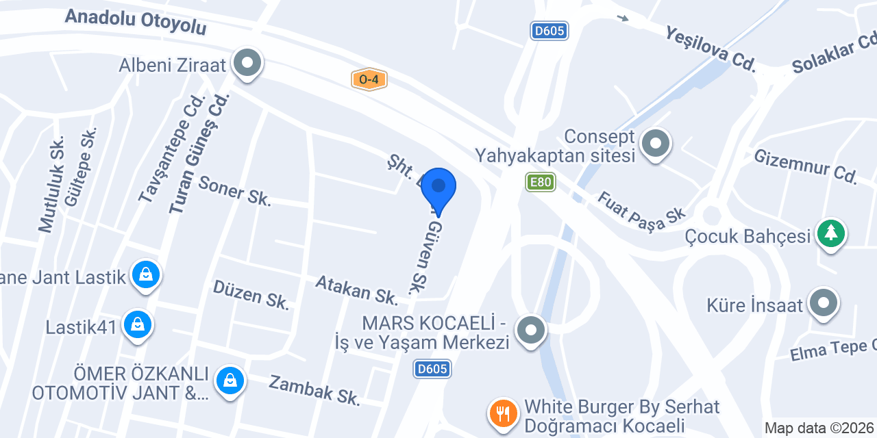 Aydiner Yapı Malzemeleri Yenişehir Şubesi konumu