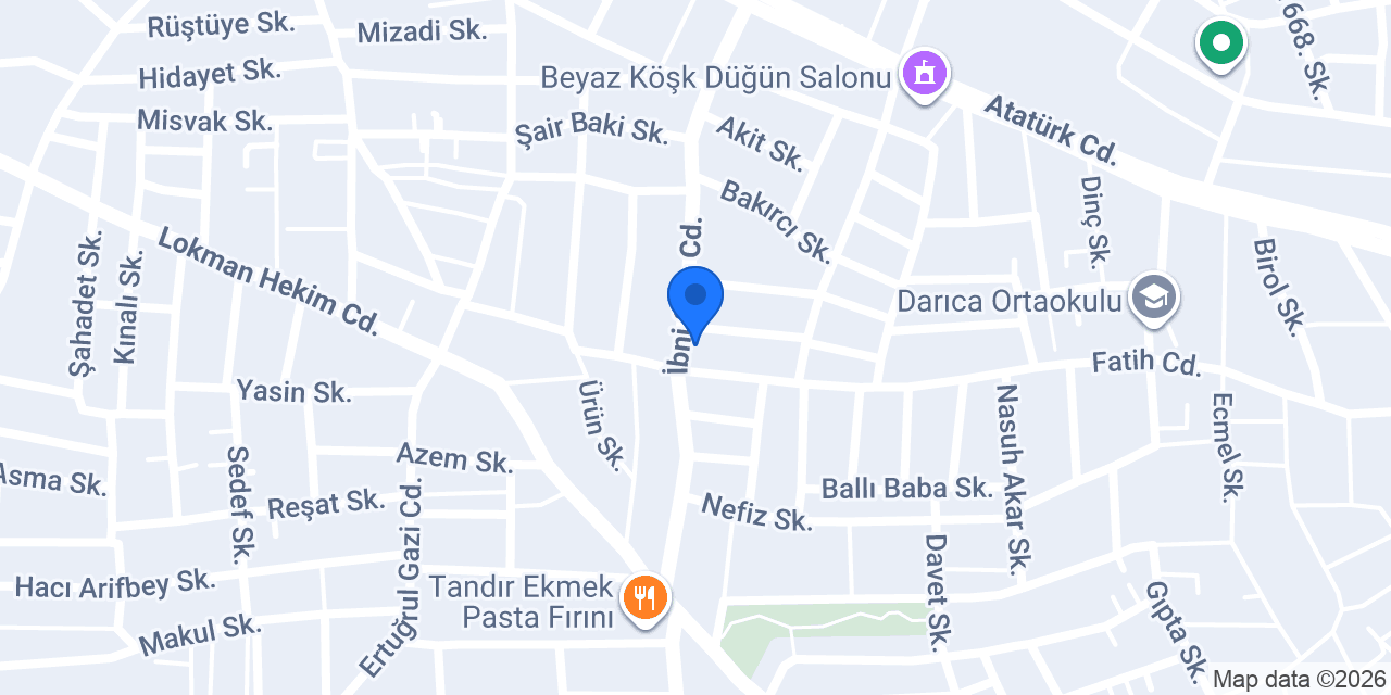 Mir Börek ve Cafe konumu