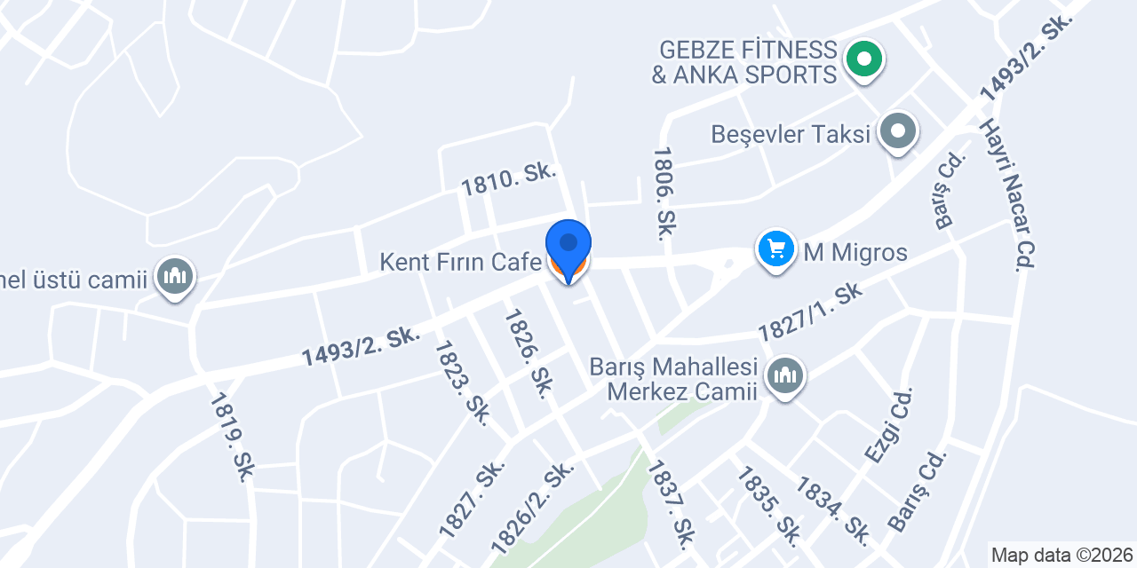 Kent Fırın Cafe konumu