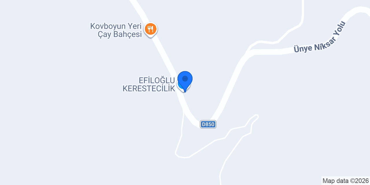 EFİLOĞLU KERESTECİLİK konumu
