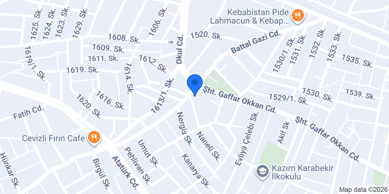 Faikoglu pide börek konumu