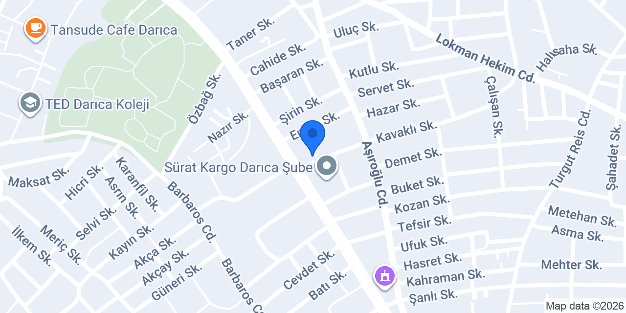 Kahvecioğlu Mobilya konumu